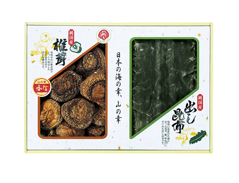 Rakuten - 国内産 原木香信椎茸・昆布詰合せ TSK-30N4