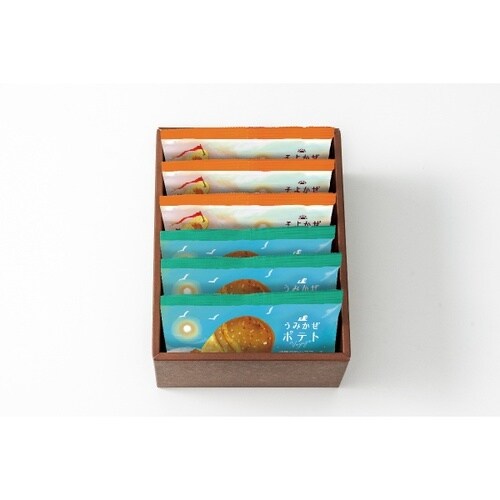 Rakuten - 旅するポテト 6袋 送料無料 おしゃれ お菓子 お供え お祝い返し 内祝 御祝 お返し 快気祝 出産内祝い ポテトチップス 厚切り 小袋 詰め合わせ 結婚内祝い 新築内祝い スナック菓子 お中元 お歳暮 母の日 敬老の日 手土産
