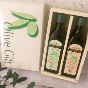 Oil - 有機栽培エキストラバージンオイル180g2本セット 送料無料 高品質 オリーブオイル 健康 調味料 美容と健康 ヘルシー ピュアオイル 内祝 お祝い お返し 母の日 父の日 敬老の日 お中元 お歳暮 メッセージカード無料 のし包装無料