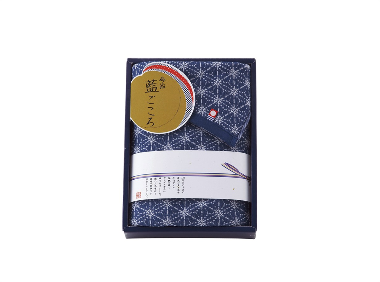 Rakuten - 藍ごころ フェイスタオル IGB-1915