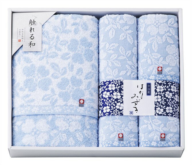 乐天商城 - 触れる和 はなみずき タオルセット HN-8850