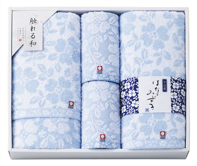 Rakuten - 触れる和 はなみずき タオルセット HN-8880