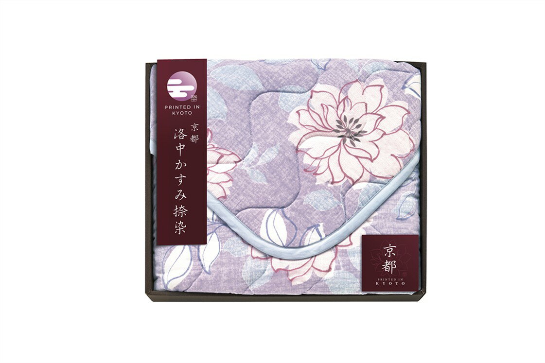 乐天商城 - 京都 洛中かすみ捺染 敷パット パープル KSG13100-PU