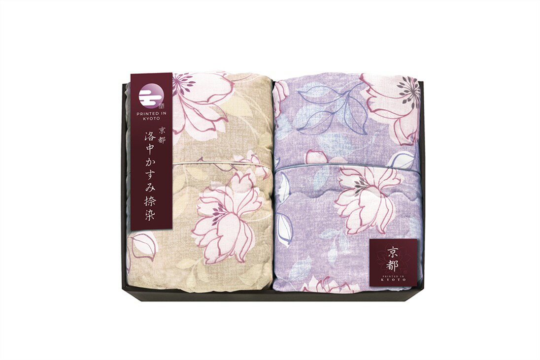 乐天商城 - 京都 洛中かすみ捺染 肌布団2P KSG13300
