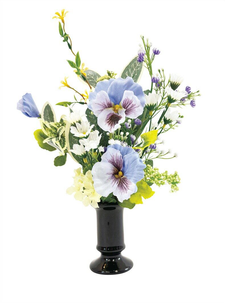 Rakuten - SC触媒加工 アーティフィシャルフラワー供花 憩い ブルー 25-bukka-35b