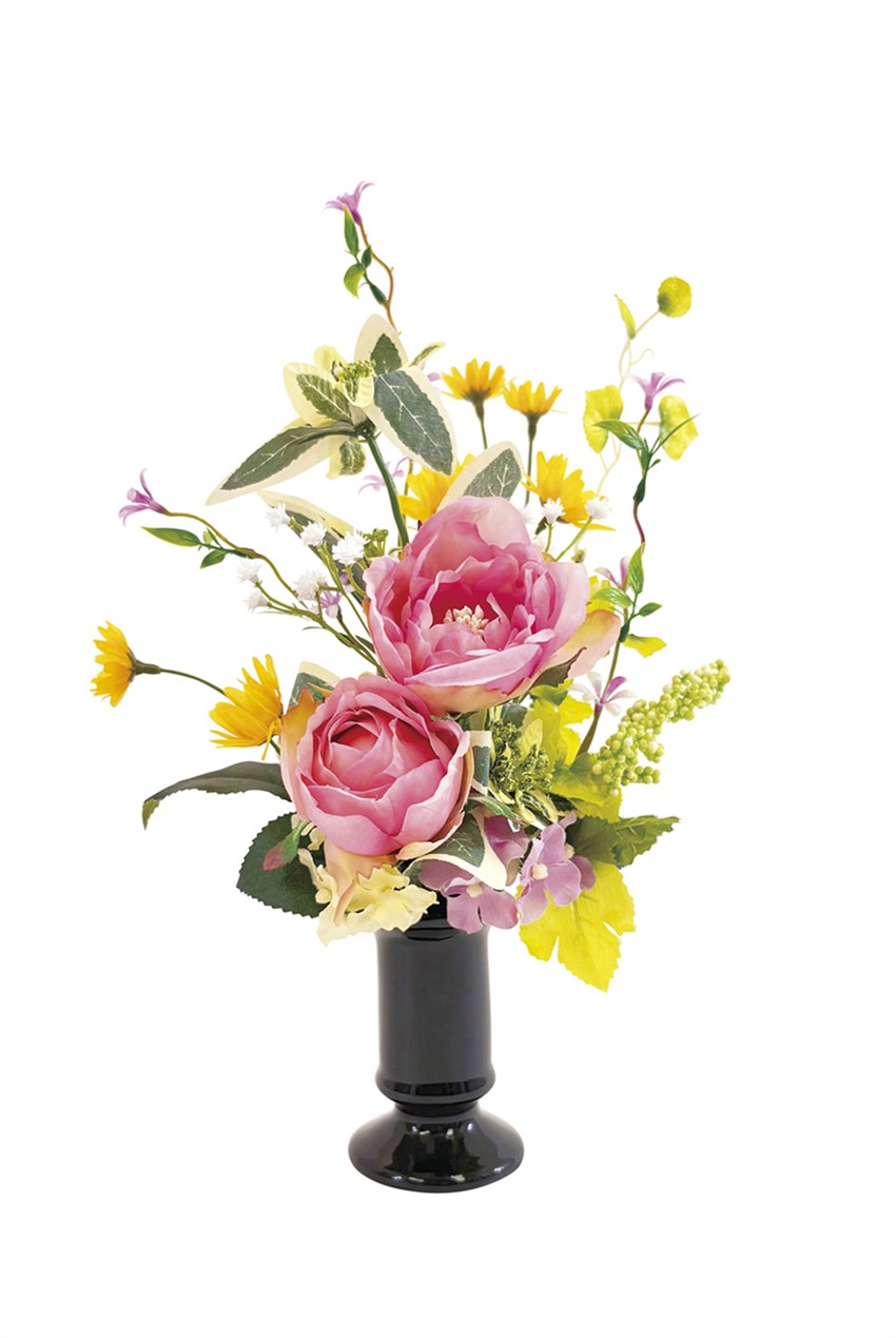 Rakuten - SC触媒加工 アーティフィシャルフラワー供花 憩い ピンク 25-bukka-35p