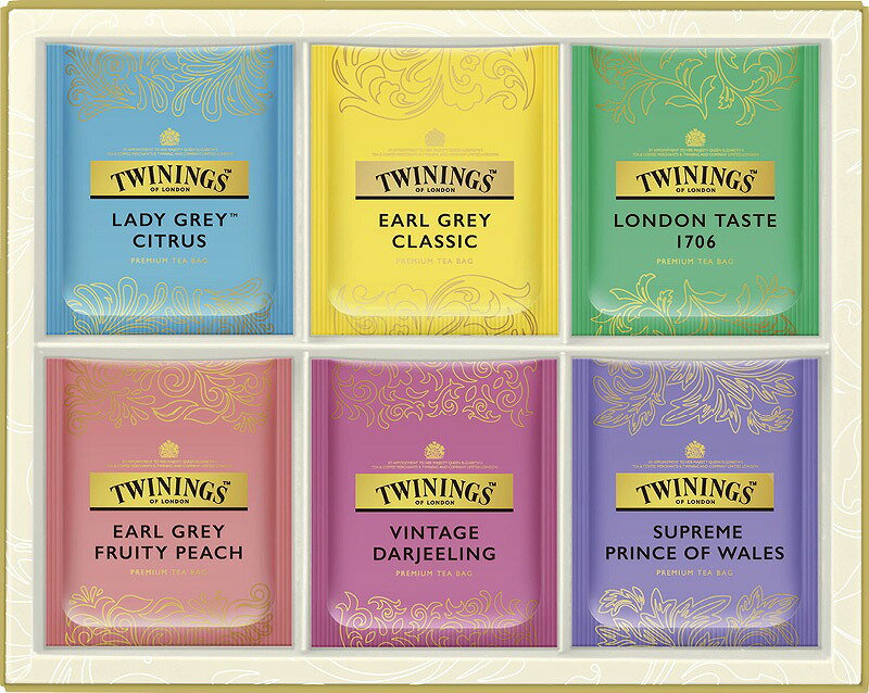 紅茶 ティーバッグ 6種 ギフト セット 個包装 箱入り TWININGS トワイニング ティーバッグ ギフト コレクション 24個入 のし・包装・メッセージカード無料