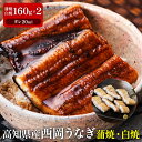 【目安:3～4人前】高知県産西岡うなぎ蒲焼・白焼（160g×2尾） | うなぎ 鰻 ウナギ 国産 ギフト 白焼き 男性 女性 プレゼント 海産物 国産鰻 国産うなぎ 国産ウナギ 国産うなぎ蒲焼