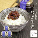四万十味紀行 うなぎ生姜 3個セット 6個セット l 鰻 うなぎ ウナギ 煮付 ギフト プレゼント 有機 高知 瓶詰め ひつまぶし 国産 ごはんのお供 ご飯のお...