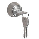 MIWA U9LA.CY(DA.CY) 交換用シリンダー【LA/DA/LASP対応】 シルバー色/純正キー3本付き