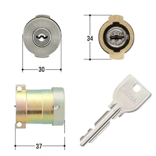 MIWA U9シリンダー＜PA(75DA)タイプ＞（美和ロック交換用シリンダー）