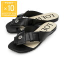 【アウトレット】【ラスト1点】【訳あり】ロエベ LOEWE サンダル ブラック レディース l814465x79 TOY PANTA TOE POST SAND...