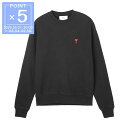 アミ AMI スウェット ブラック メンズ レディース bfusw001 730 001 black AMI DE COEUR SWEATSHIRT【返品送料無...