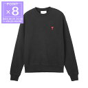 アミ AMI スウェット ブラック メンズ レディース bfusw001 730 001 black AMI DE COEUR SWEATSHIRT【返品送料無...