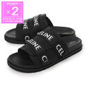 セリーヌ CELINE サンダル ブラック メンズ 大きいサイズあり 36278 5085c 38aw STRAPPY SANDAL【返品送料無料】[2025S...