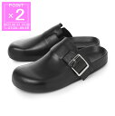 ロエベ LOEWE サンダル ミュール ブラック メンズ 大きいサイズあり m816v29x11 1100 EASE BUCKLE MULE【返品送料無料】[2...
