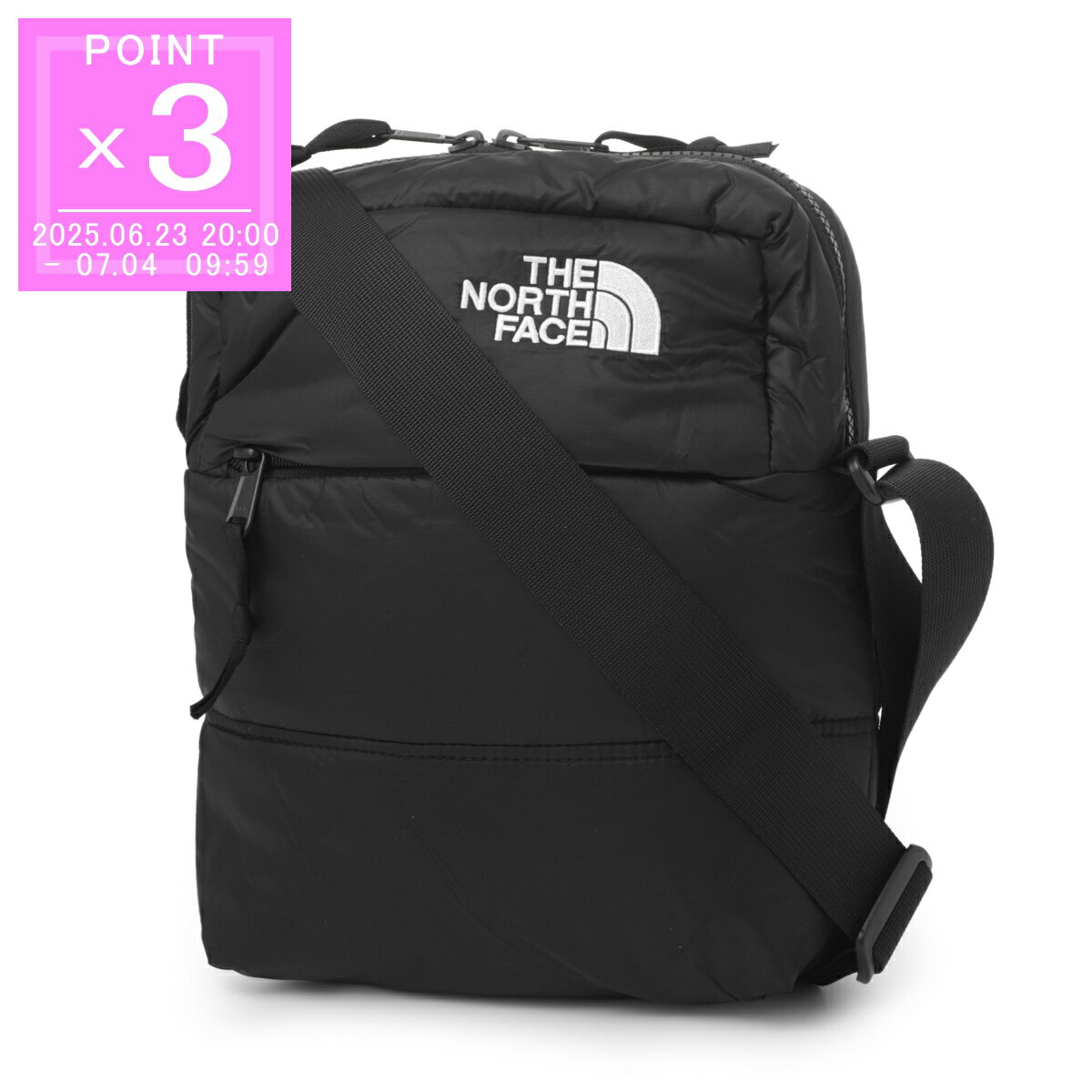ノースフェイス THE NORTH FACE クロスボディバッグ ショルダーバッグ ブラック メンズ