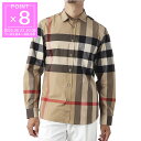 バーバリー BURBERRY 長袖レギュラーカラーシャツ ベージュ 8010213 archivebeige ip check SOMERTON【返品送料無料】