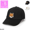 メゾンキツネ MAISON KITSUNE ベースボールキャップ 6パネルキャップ メンズ mm06103ww0096 p199 black【返品送料無料】[2...