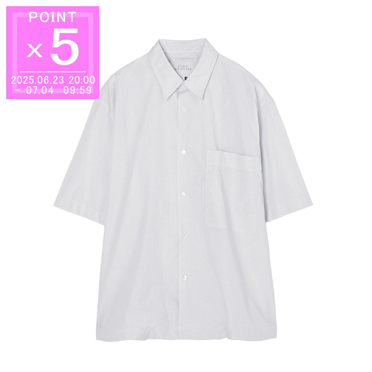  ˥륽 STUDIO NICHOLSON Ⱦµ ۥ磻  pete snm 1033 white black P...