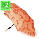 マリメッコ marimekko 折りたたみ傘 オレンジ レディース 091669 033 UNIKKO ウニッコ【返品送料無料】