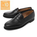 クロケット&ジョーンズ CROCKETT&JONES コインローファー ブラック メンズ 大きいサイズあり boston calf 28363a c01c1 b...