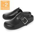 ロエベ LOEWE サンダル ミュール ブラック メンズ 大きいサイズあり m816v29x11 1100 EASE BUCKLE MULE【返品送料無料】[2...