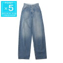 エムエム 6 メゾンマルジェラ MM6 Maison Margiela ボタンフライジーンズ ハイウエストジーンズ ブルー レディース s52la0241 m3...