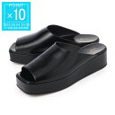 ザ ロウ THE ROW サンダル ブラック レディース 大きいサイズあり f1597 l604 blk EMI FLATFORM【返品送料無料】[2025AW...