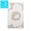 【ネコポス対応(4点まで)】マリメッコ marimekko ゲストタオル ベージュ 072791 810 UNIKKO【返品送料無料】