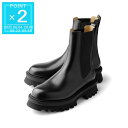 フェラガモ FERRAGAMO チェルシーブーツ ブラック メンズ 大きいサイズあり flash 21740 0763208 nero newbiscotto ...