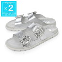 ロジェヴィヴィエ ROGER VIVIER サンダル ミュール シルバー レディース 大きいサイズあり rvw45818820t0h 9999 SLIDY VI...