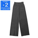 【9/1限定!当選確率1/2!MAX100%POINT BACK!※要エントリー】エムエム 6 メゾンマルジェラ MM6 Maison Margiela ワイドパンツ トラウザーズ グレー レディース s52ka0538 s47848 860m【返品送料無料】