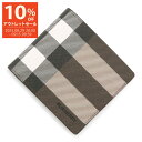 バーバリー BURBERRY 2つ折り財布 小銭入れ付き ブラウン メンズ 8052802 darkbirchbrown CC BILL COIN GC9【返品送料無料】