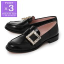 ロジェヴィヴィエ ROGER VIVIER ローファー ブラック レディース rvw70041080d1p b999 STRASS BUCKLE LOAFER ...