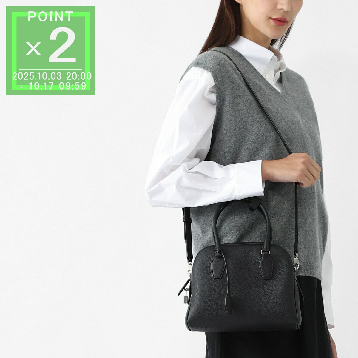 ザ ロウ THE ROW ハンドバッグ ショルダーバッグ ブラック レディース w1734 l129 blan INDIA 10.00【返品送料無料】[2025AW]のサムネイル