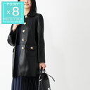 セリーヌ CELINE レザーコート クロディーヌカラーコート ブラック レディース 2d561 583c 38no【返品送料無料】