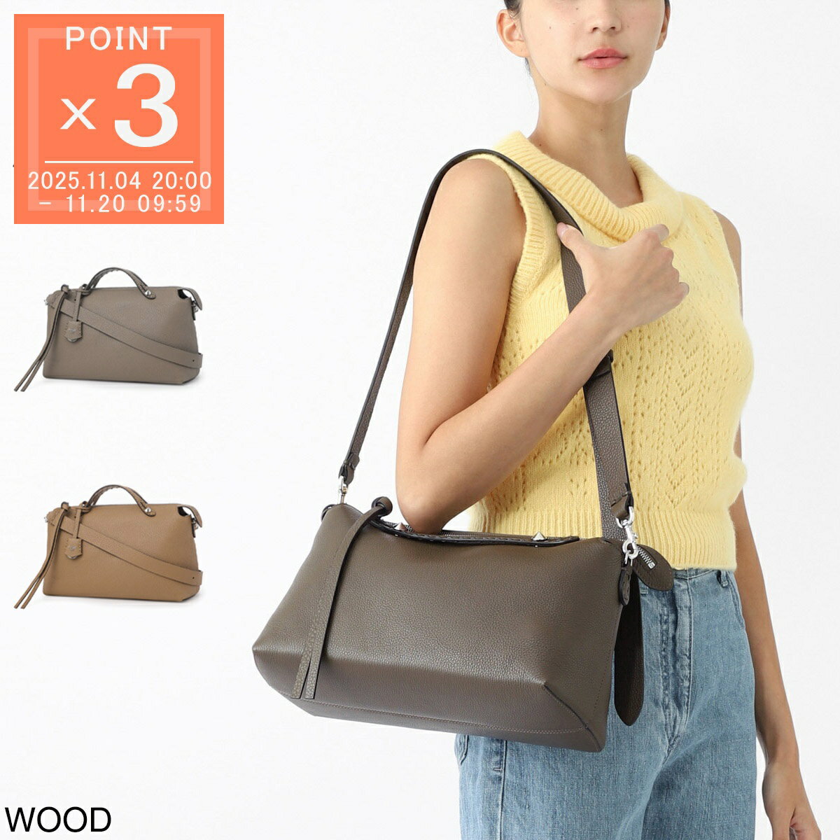 フェンディ FENDI ボストンバッグ 2WAY レディース 8bl156 asu2 f1f2w BY THE WAY SELLERIA LARGE【返品送料無料】