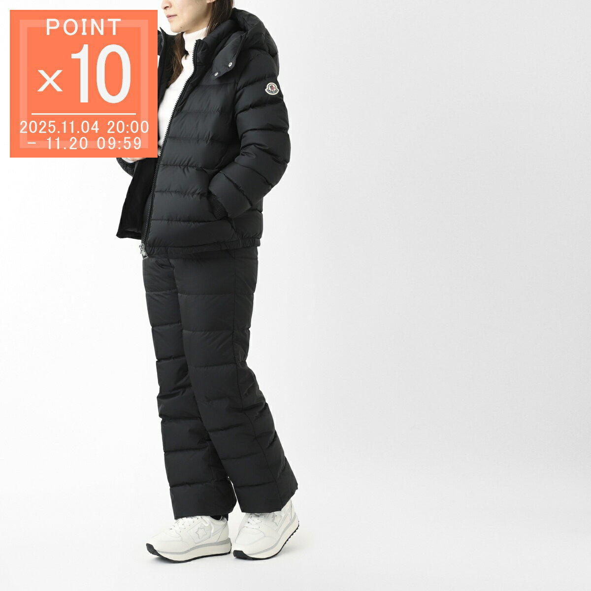 【アウトレット】モンクレール MONCLER ダウンジャケット セットアップ スキーウェア KIDS キッズ ブラ..