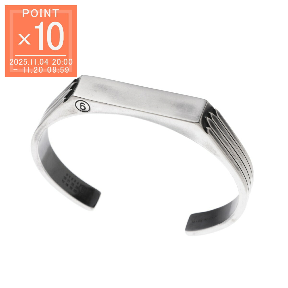 エムエム 6 メゾンマルジェラ MM6 Maison Margiela ブレスレット シルバー メンズ sm7uy0097 p8601 954【返品送料無料】