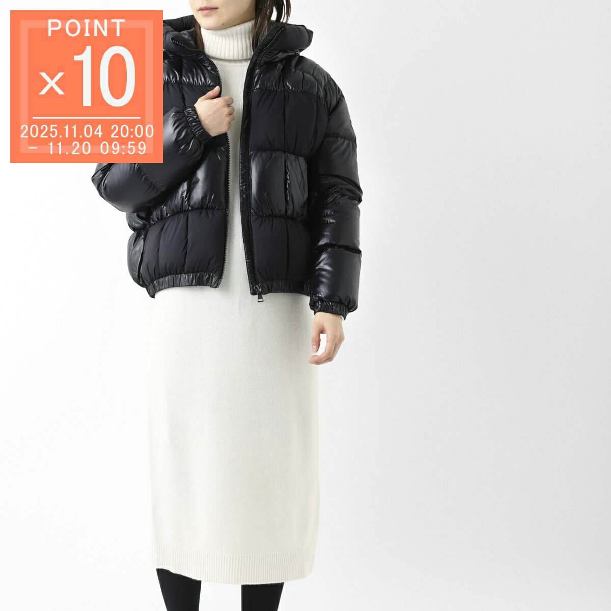 【アウトレット】モンクレール MONCLER ダウンジャケット KIDS キッズ ブラック レディース rengin 1a0..