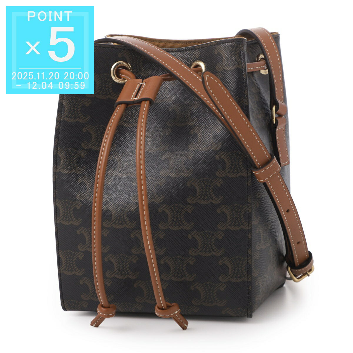 セリーヌ CELINE ショルダーバッグ クロスボディバッグ ブラウン レディース 10m74 2gce 04lu MICRO SAILOR TRIOMPHE CANVAS【返品送料無料】[2025AW]