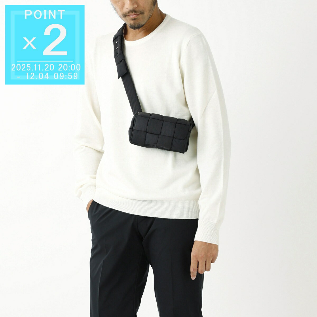ボッテガヴェネタ BOTTEGA VENETA ベルトバッグ クロスボディバッグ 679763 vbo80 8803 PADDED CASSETTE パデッド ...