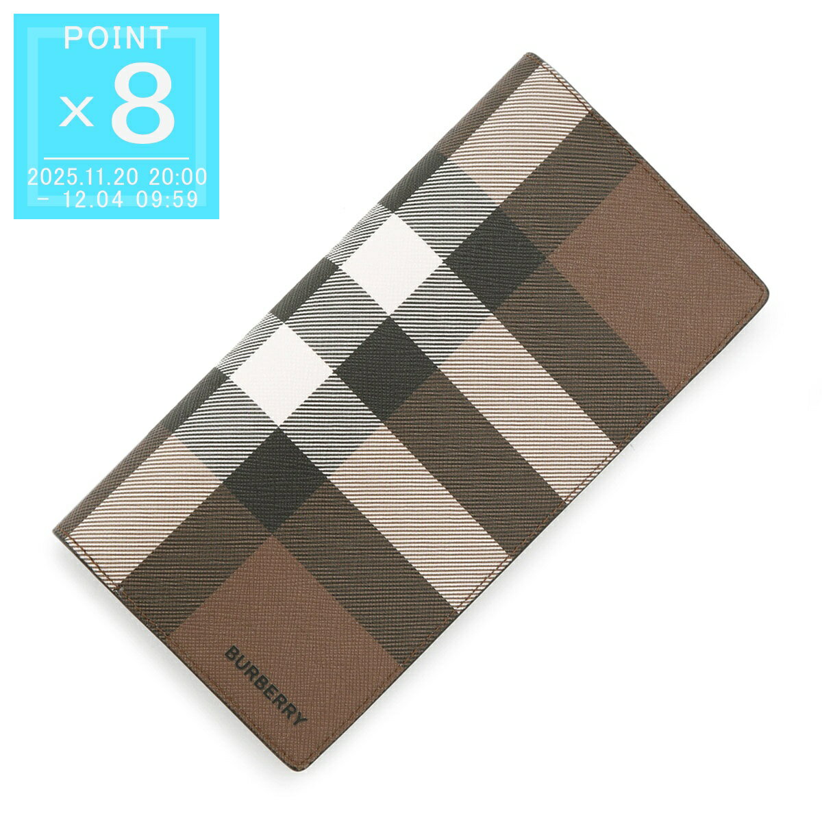 バーバリー BURBERRY 長財布 小銭入れ付き ブラウン メンズ 8052803 darkbirchbrown CAVENDISH GC9【返品送料無料】