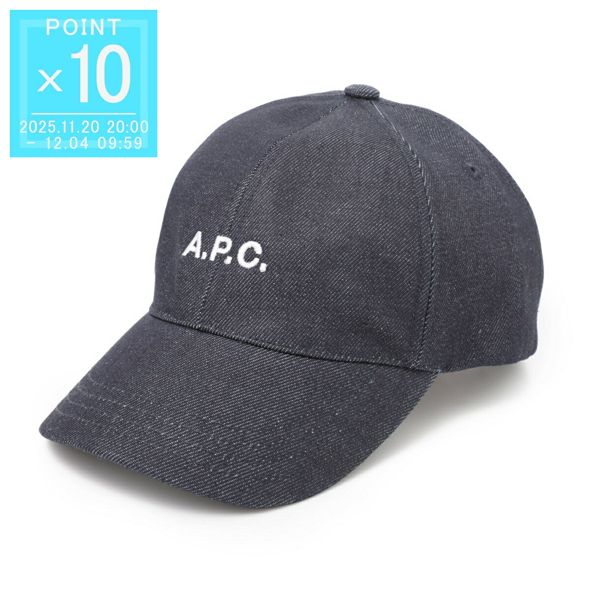【アウトレット】アーペーセー A.P.C. ベースボールキャップ ブルー メンズ cocsx m24069 iai CHARLIE【返品送料無料】[outnew]のサムネイル