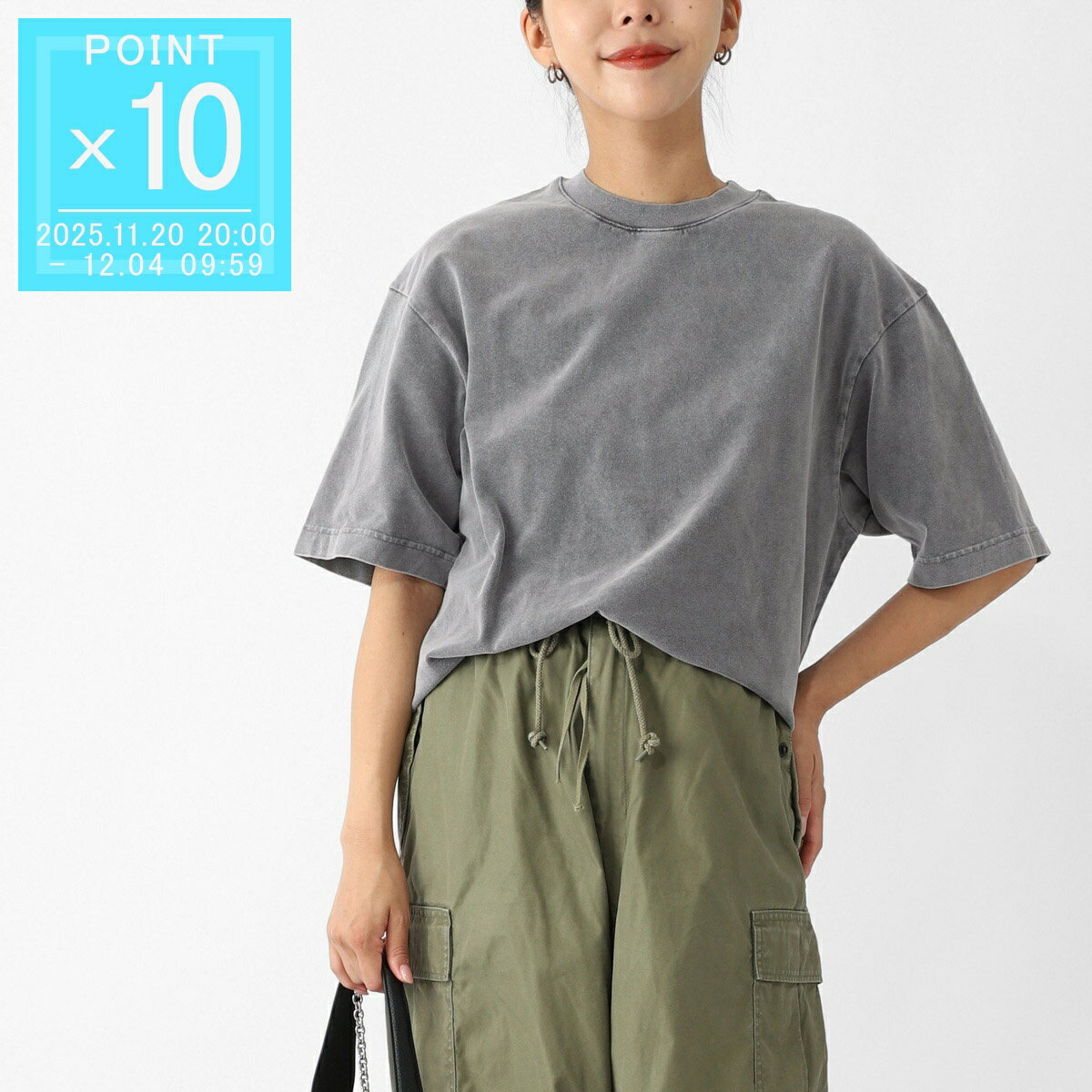  ACNE STUDIOS 롼ͥåT ֥å  ǥ cl0218 fn ux tshi000018 bm0 fadedblac...
