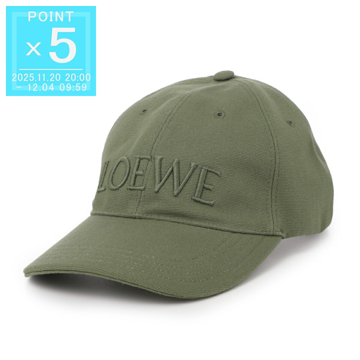 ロエベ LOEWE コットンキャップ 6パネルキャップ グリーン レディース k820358x81 4235 LOEWE CAP【返品送料無料】(4)