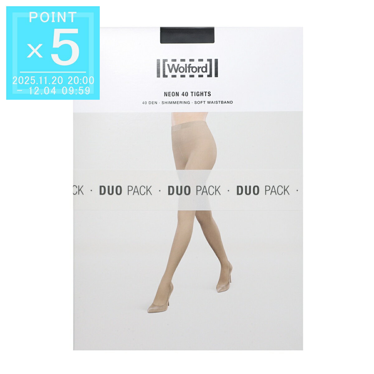 ե Wolford  2­å ֥å ǥ 14994 7005 NEON ͥ 40ǥˡ DUO-PACKʸԲġ