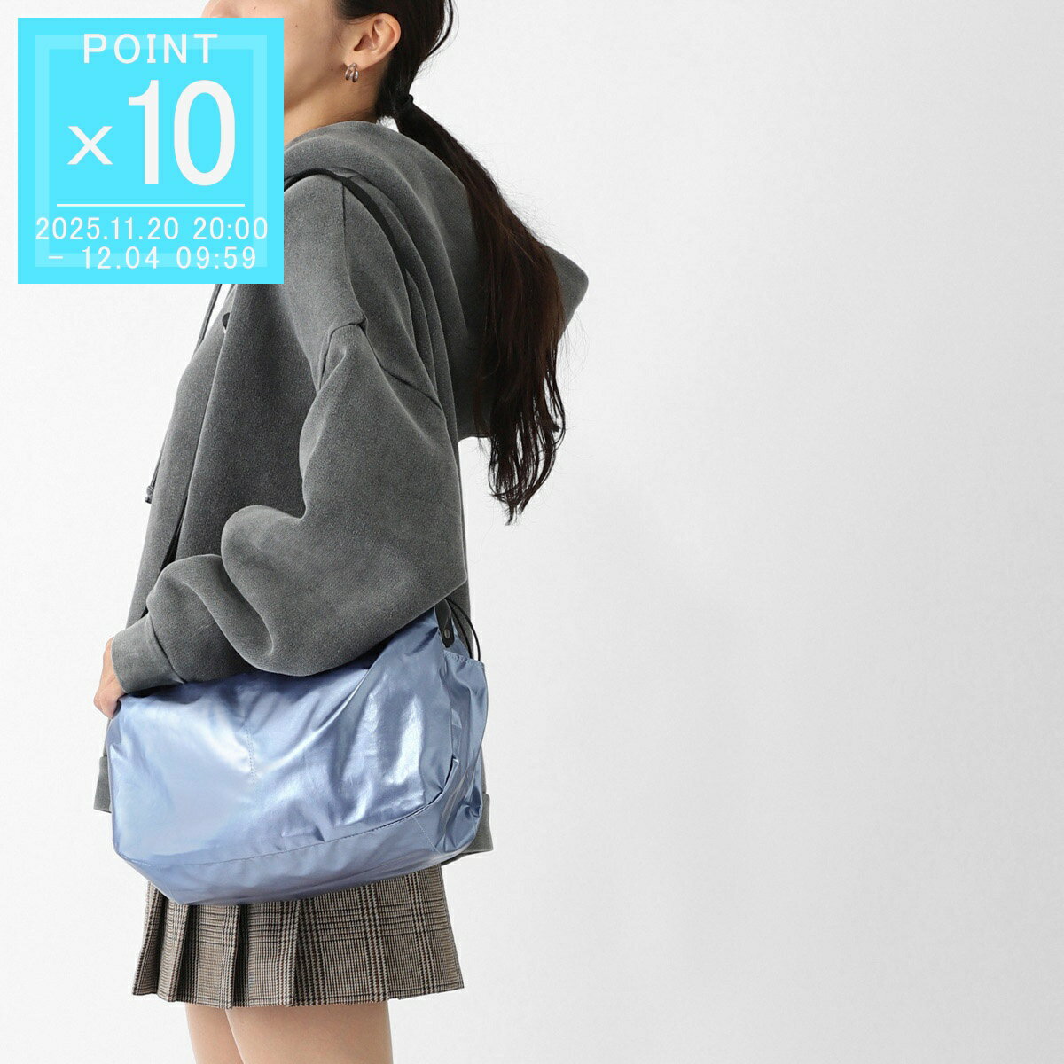 ジャックゴム Jack Gomme ショルダーバッグ クロスボディバッグ ブルー レディース 1215 liris stella LIRIS LIGHT【返品送料無料】