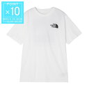 【ネコポス対応(1点まで)】【訳あり】【アウトレット】ノースフェイス THE NORTH FACE クルーネックTシャツ ホワイト メンズ nf0a812h M...
